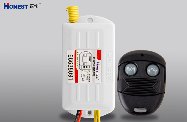 一路數(shù)碼無線遙控開關（四線一路）